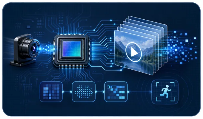 TXW818 HD video capture and MJPEG codec illustration